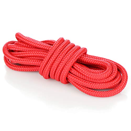 com-four® Cuerda para Saltar 5m, Comba Roja Universal, Utilizable como Cuerda de Gimnasia, para Saltar y Jugar, para Entrenamiento o Tira y Afloja com-four® Cuerda para Saltar 5m, Comba Roja Universal, Utilizable como Cuerda de Gimnasia, para Saltar y Jugar, para Entrenamiento o Tira y Afloja