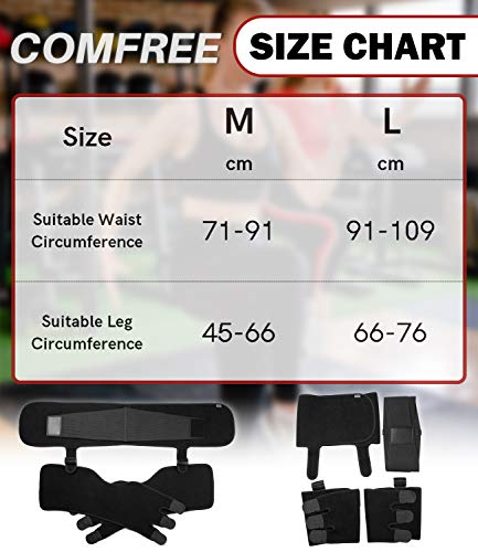 COMFREE 3 in 1 Efecto Sauna Faja Lumbar Neopreno Fajas Reductoras Mujer Cintura Butt Lifter Quema de Grasas Negro L COMFREE 3 in 1 Efecto Sauna Faja Lumbar Neopreno Fajas Reductoras Mujer Cintura Butt Lifter Quema de Grasas Negro L