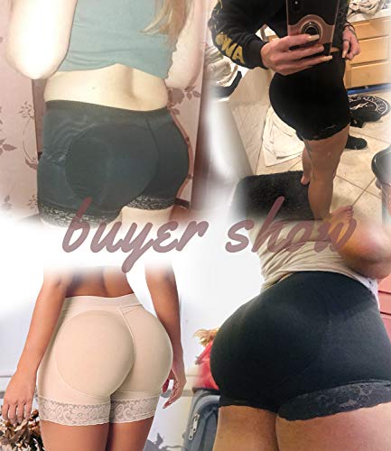 COMFREE Braguitas Moldeadoras Levanta Gluteos Ropa Interior Sin Costuras Lencería Reductora Bragas Control con Almohadillas Ajustable Calzoncillos Elástico Shapewear para Mujer Negro S COMFREE Braguitas Moldeadoras Levanta Gluteos Ropa Interior Sin Costuras Lencería Reductora Bragas Control con Almohadillas Ajustable Calzoncillos Elástico Shapewear para Mujer Negro S