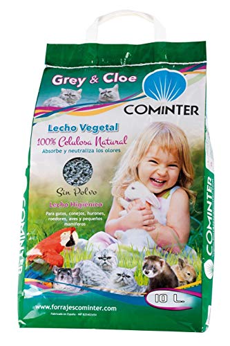 Cominter Animal Health Lecho Vegetal Papel Grey & Cloe 10L 4000 g Cominter Animal Health Lecho Vegetal Papel Grey & Cloe 10L 4000 g