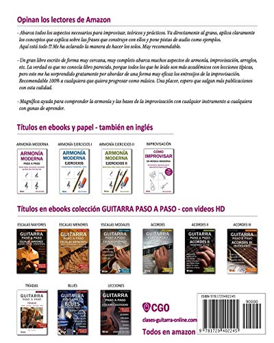 CÓMO IMPROVISAR EN MÚSICA MODERNA: Herramientas y Ejercicios para el desarrollo de Frases y Solos CÓMO IMPROVISAR EN MÚSICA MODERNA: Herramientas y Ejercicios para el desarrollo de Frases y Solos