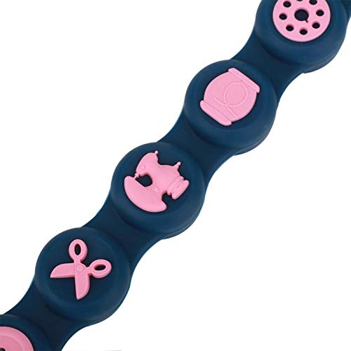 Cómodo de llevar Porta hilos de coser portátil moderno Silicona para herramientas de costura caseras(blue) Cómodo de llevar Porta hilos de coser portátil moderno Silicona para herramientas de costura caseras(blue)