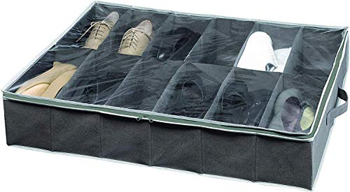 Compactor I Love MY Shoes Organizador, Non Woven + Peva, Gris, No aplicable Compactor I Love MY Shoes Organizador, Non Woven + Peva, Gris, No aplicable