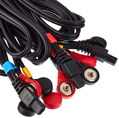 COMPEX Cables a presión SNAP, color negro, talla única, pack de 4 COMPEX Cables a presión SNAP, color negro, talla única, pack de 4