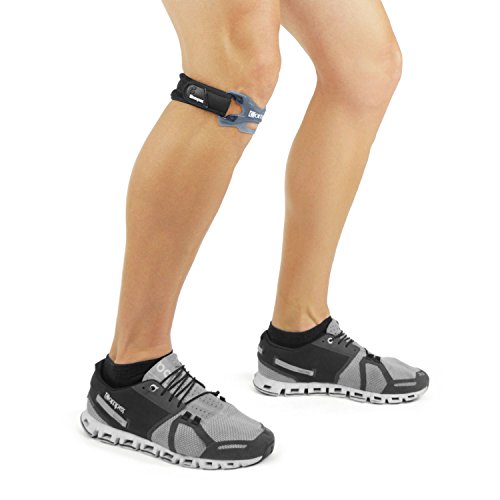 Compex Webtech Cincha rotuliana, Unisex, Negro, L-XL