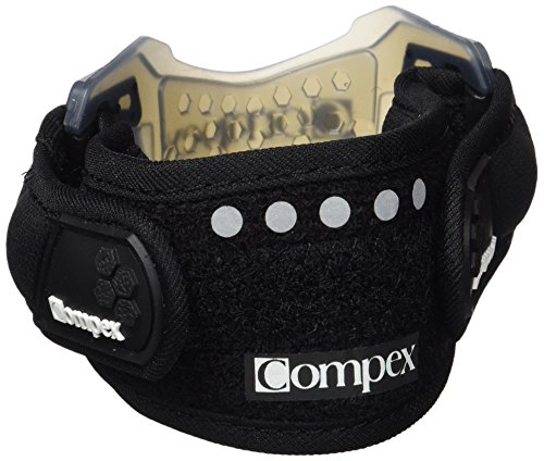 Compex Webtech Cincha rotuliana, Unisex, Negro, L-XL