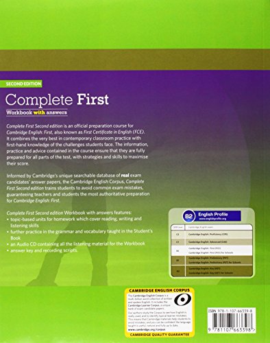 Complete First Workbook with Answers with Audio CD Second Edition