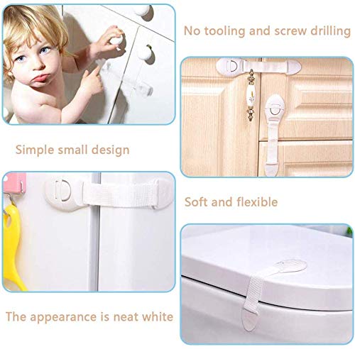 CompraFun 12Pcs Cerraduras de Seguridad para Niños, Cierre Alargado Seguridad Bebés, Bloqueo de Seguridad para Armarios Cajones Puertas Electrodomésticos Adhesivo 3M, Cuidado para Bebé Niños. CompraFun 12Pcs Cerraduras de Seguridad para Niños, Cierre Alargado Seguridad Bebés, Bloqueo de Seguridad para Armarios Cajones Puertas Electrodomésticos Adhesivo 3M, Cuidado para Bebé Niños.