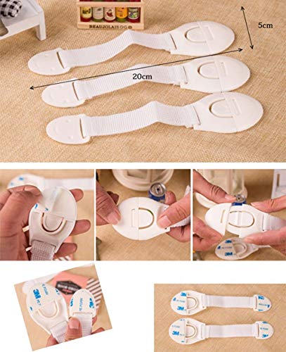CompraFun 12Pcs Cerraduras de Seguridad para Niños, Cierre Alargado Seguridad Bebés, Bloqueo de Seguridad para Armarios Cajones Puertas Electrodomésticos Adhesivo 3M, Cuidado para Bebé Niños. CompraFun 12Pcs Cerraduras de Seguridad para Niños, Cierre Alargado Seguridad Bebés, Bloqueo de Seguridad para Armarios Cajones Puertas Electrodomésticos Adhesivo 3M, Cuidado para Bebé Niños.