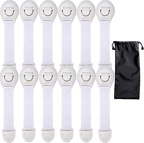 CompraFun 12Pcs Cerraduras de Seguridad para Niños, Cierre Alargado Seguridad Bebés, Bloqueo de Seguridad para Armarios Cajones Puertas Electrodomésticos Adhesivo 3M, Cuidado para Bebé Niños. CompraFun 12Pcs Cerraduras de Seguridad para Niños, Cierre Alargado Seguridad Bebés, Bloqueo de Seguridad para Armarios Cajones Puertas Electrodomésticos Adhesivo 3M, Cuidado para Bebé Niños.