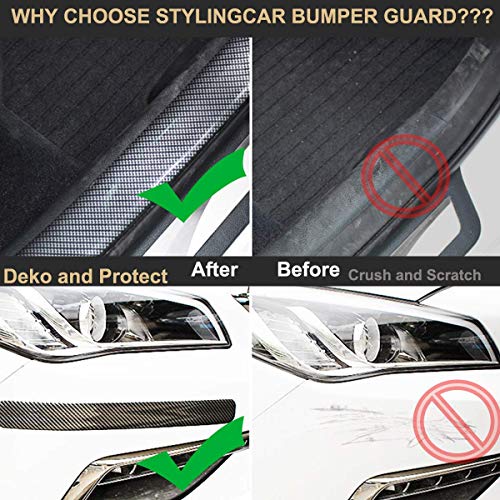 CompraFun Protector Umbral de Puerta de Coche, Pegatina Engomada de Fibra Carbono Anti-rasguño, Accesorio de Coche (5 * 250CM) CompraFun Protector Umbral de Puerta de Coche, Pegatina Engomada de Fibra Carbono Anti-rasguño, Accesorio de Coche (5 * 250CM)
