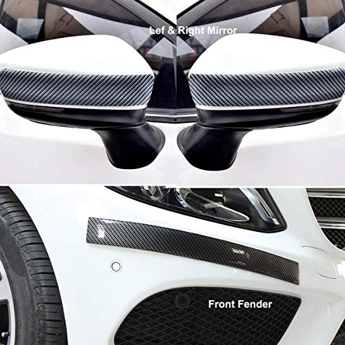 CompraFun Protector Umbral de Puerta de Coche, Pegatina Engomada de Fibra Carbono Anti-rasguño, Accesorio de Coche (5 * 250CM) CompraFun Protector Umbral de Puerta de Coche, Pegatina Engomada de Fibra Carbono Anti-rasguño, Accesorio de Coche (5 * 250CM)