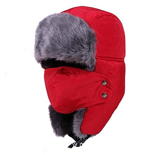 COMPY Sombrero de trampero Ruso Orejeras de Soldado, Gorro de esquí para Nieve con Bufanda, Sombreros de Bombardero con Orejeras, Gorros, Bufanda para Hombres y Mujeres COMPY Sombrero de trampero Ruso Orejeras de Soldado, Gorro de esquí para Nieve con Bufanda, Sombreros de Bombardero con Orejeras, Gorros, Bufanda para Hombres y Mujeres