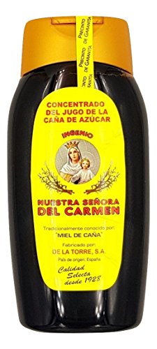 Concentrado del jugo de la caña de azúcar tradicionalmente conocido por "miel de caña" 490 gramos Concentrado del jugo de la caña de azúcar tradicionalmente conocido por "miel de caña" 490 gramos