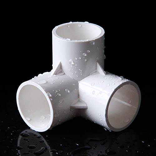 Conectores de PVC para muebles de 20 mm, 25 mm, 32 mm, 40 mm, 50 mm, tubo de jardín tridimensional de agua (20 mm)