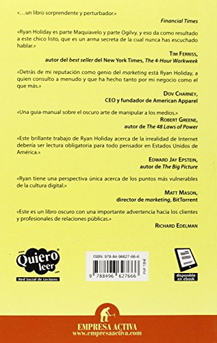 Confía en mi, estoy mintiendo: Confesiones de un manipulador de los medios: 1 (Gestión del conocimiento) Confía en mi, estoy mintiendo: Confesiones de un manipulador de los medios: 1 (Gestión del conocimiento)