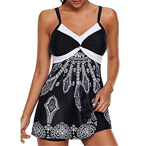 Conjunto Bikini Mujer Dos Piezas Estampado Falda Verano para Playa Ropa de BaƱo Punto Floral Sin Manga Tirante Talla Grande Tankini Falda Y Pantalones Cortos Conjuntos Dividido baƱadores Bikinis Conjunto Bikini Mujer Dos Piezas Estampado Falda Verano para Playa Ropa de BaƱo Punto Floral Sin Manga Tirante Talla Grande Tankini Falda Y Pantalones Cortos Conjuntos Dividido baƱadores Bikinis