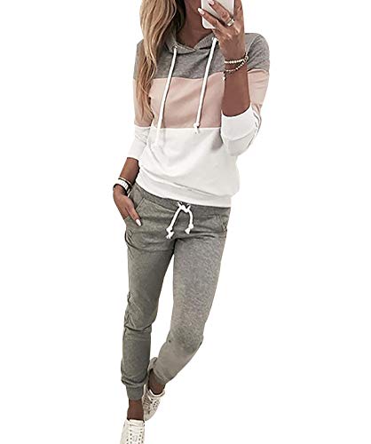 Conjunto Chandal Mujer Capucha Rayas Chándal Mujer Completo Conjuntos Deportivos Deporte Dos Piezas Mujer Chandals Entero Señora Set Chándals Mujeres 2 Piezas Chandales Sudadera Pantalones Rosa M Conjunto Chandal Mujer Capucha Rayas Chándal Mujer Completo Conjuntos Deportivos Deporte Dos Piezas Mujer Chandals Entero Señora Set Chándals Mujeres 2 Piezas Chandales Sudadera Pantalones Rosa M