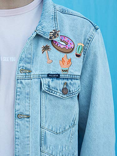 Conjunto de 10 Broches Encantador de Dibujo Animados Incluyendo Broche de Piña Broche de Arco Iris Broche de Hojas de Simulación de Palmeras Tropicales Broche de Cactus para Disfraz Bolso Mochila Chaq Conjunto de 10 Broches Encantador de Dibujo Animados Incluyendo Broche de Piña Broche de Arco Iris Broche de Hojas de Simulación de Palmeras Tropicales Broche de Cactus para Disfraz Bolso Mochila Chaq