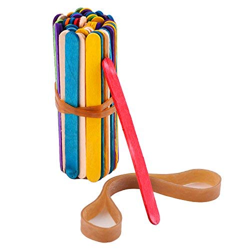 Conjunto de 60 Piezas de Banda de Goma, Bandas Elásticas Grandes para Oficina Hogar Escuelas, 100 por 5 mm, 160 por 10 mm, Amarillo Oscuro Conjunto de 60 Piezas de Banda de Goma, Bandas Elásticas Grandes para Oficina Hogar Escuelas, 100 por 5 mm, 160 por 10 mm, Amarillo Oscuro