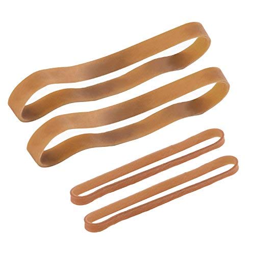 Conjunto de 60 Piezas de Banda de Goma, Bandas Elásticas Grandes para Oficina Hogar Escuelas, 100 por 5 mm, 160 por 10 mm, Amarillo Oscuro Conjunto de 60 Piezas de Banda de Goma, Bandas Elásticas Grandes para Oficina Hogar Escuelas, 100 por 5 mm, 160 por 10 mm, Amarillo Oscuro