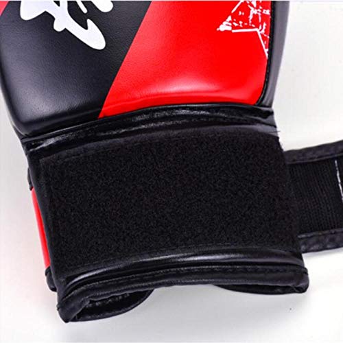 Conjunto de Guantes de Boxeo para niños 4oz 6oz | Guantes para niños | Guantes de Boxeo para Mujer | Guantes MMA | 3 a 12 años | Lucha de Muay Thai Taekwondo Sanda | Rosa Rojo Azul Blanco