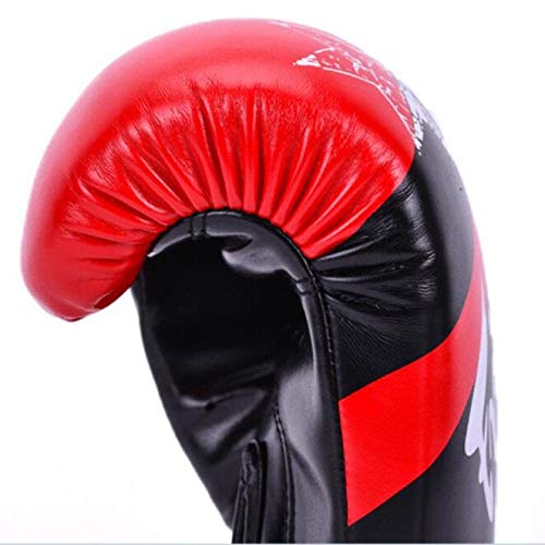 Conjunto de Guantes de Boxeo para niños 4oz 6oz | Guantes para niños | Guantes de Boxeo para Mujer | Guantes MMA | 3 a 12 años | Lucha de Muay Thai Taekwondo Sanda | Rosa Rojo Azul Blanco