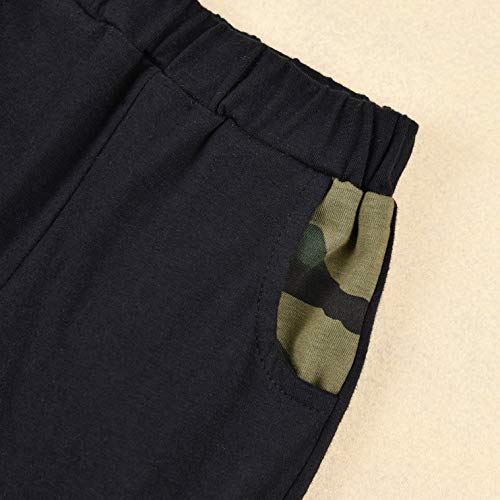 Conjunto de ropa para bebé y niño con estampado de dibujos animados de manga larga y capucha + pantalones de camuflaje 2 unidades para primavera y otoño camuflaje 0-6 Meses Conjunto de ropa para bebé y niño con estampado de dibujos animados de manga larga y capucha + pantalones de camuflaje 2 unidades para primavera y otoño camuflaje 0-6 Meses