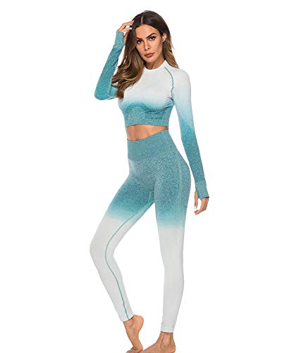 Conjunto de Yoga Deportes Pantalones para Mujeres Gimnasio de Fitness Gym Yoga Mid Cintura Running Workout Pantalones Elásticos