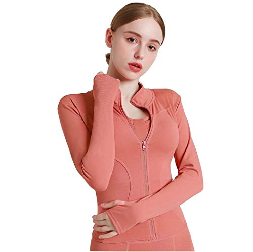 Conjunto Yoga 3 Piezas Ropa Fitness Entrenamiento, Top Pantalones y Chaqueta de Yoga Súper Elásticos. Leggings+Bralette para Mujer+Chaqueta de Manga Larga Mujer (Naranja, S) Conjunto Yoga 3 Piezas Ropa Fitness Entrenamiento, Top Pantalones y Chaqueta de Yoga Súper Elásticos. Leggings+Bralette para Mujer+Chaqueta de Manga Larga Mujer (Naranja, S)
