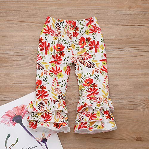 Conjuntos Bebe, ASHOP Ropa de Bebe Otoño/Invierno Ropa Conjuntos,Top Casual de Manga Larga con Volante+1PC Pantalones Florales (café,90) Conjuntos Bebe, ASHOP Ropa de Bebe Otoño/Invierno Ropa Conjuntos,Top Casual de Manga Larga con Volante+1PC Pantalones Florales (café,90)