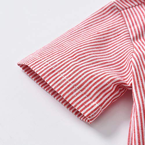 Conjuntos Bebe Niño, Lanskirt 3 Piezas Ropa de Camisa de Manga Corta con Pajarita a Lunares y Camisa de Color Liso+ Pantalones Cortos+ Traje de Caballero Bebe 3 a 24 Meses Conjuntos Bebe Niño, Lanskirt 3 Piezas Ropa de Camisa de Manga Corta con Pajarita a Lunares y Camisa de Color Liso+ Pantalones Cortos+ Traje de Caballero Bebe 3 a 24 Meses