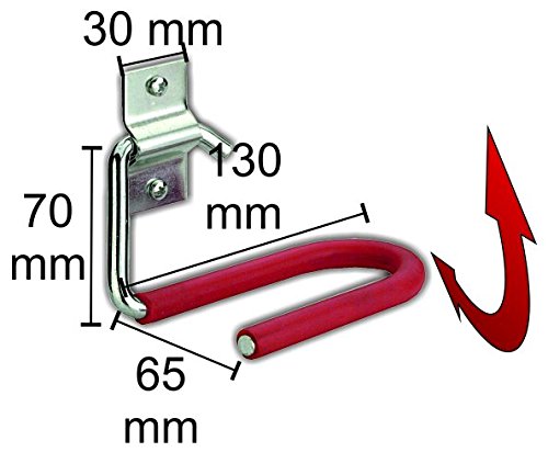 Connex DY222035 - Soporte para esquís (40 x 70 x 62 x 130 mm, galvanizado)