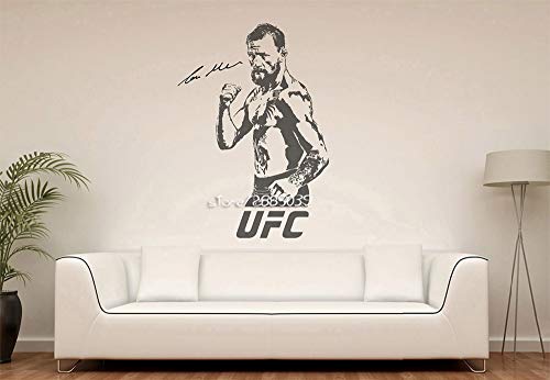 Conor Mcgregor UFC Boxing boxer Champion Domineering Art Decal Fighter Vinilo Etiqueta de la pared Niños niño dormitorio GYM Decoración del hogar Mural Poster