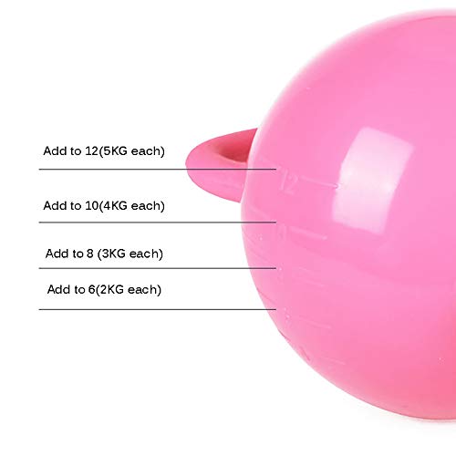 ConpConp Weight Kettle Bell, Yoga Kettle Bell Kettlebell Fuerza Llena de Agua Traning Gimnasio casero Fitness Crossfit ConpConp Weight Kettle Bell, Yoga Kettle Bell Kettlebell Fuerza Llena de Agua Traning Gimnasio casero Fitness Crossfit