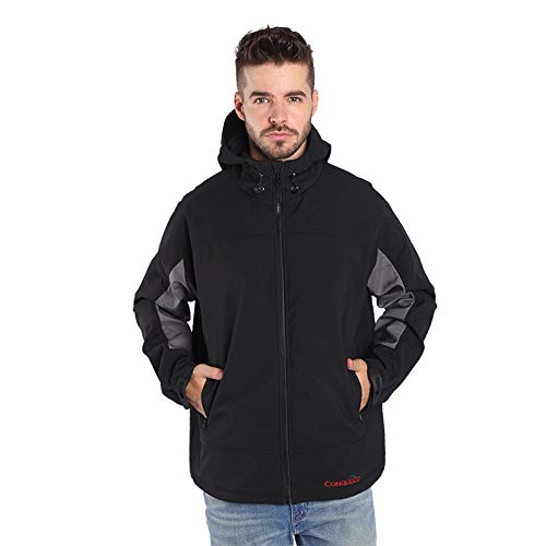 CONQUECO Hombre Chaleco con Calefacción Eléctrico Ropa Abrigada de Invierno para Motocicleta Viajes Pesca Golf