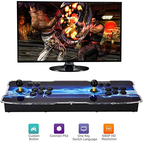 Consola de videojuegos, SeeKool 3D Pandora X Multijugador Home Arcade Game Console, con 2500 Juegos retros, Soporte de Tarjeta TF+Usb Dis, para PC / Ordenador portátil / PS3/ TV