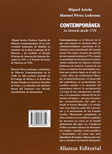 Contemporánea: La historia desde 1776 (El libro universitario - Manuales) Contemporánea: La historia desde 1776 (El libro universitario - Manuales)