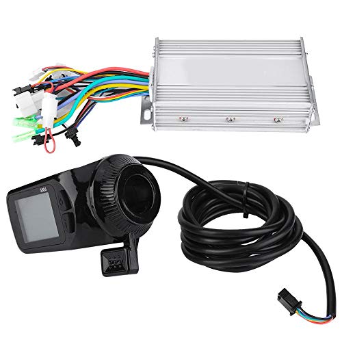 Controlador del Motor+ Panel de Pantalla LCD Resistente al Agua, Controlador del Motor, 500W Bicicleta eléctrica E-Bike Scooter Kit de Controlador sin escobillas(500W36V)