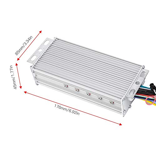 Controlador sin escobillas E-bike, Kit de controlador de motor de scooter de bicicleta eléctrica con panel de pantalla LCD impermeable(1000W 48V)