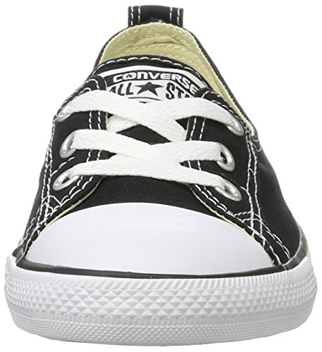 Converse Chuck Taylor All Star Ballet Lace, Zapatillas Mujer, Negro (Schwarz/Weiß Schwarz/Weiß), 36 EU Converse Chuck Taylor All Star Ballet Lace, Zapatillas Mujer, Negro (Schwarz/Weiß Schwarz/Weiß), 36 EU