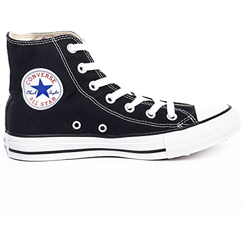 Converse Chuck Taylor All Star Hi Top, Zapatillas Mujer, Negro (Black/White), 38 EU