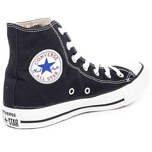 Converse Chuck Taylor All Star Hi Top, Zapatillas Mujer, Negro (Black/White), 38 EU Converse Chuck Taylor All Star Hi Top, Zapatillas Mujer, Negro (Black/White), 38 EU