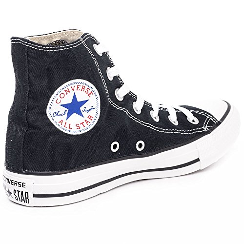 Converse Chuck Taylor All Star Hi Top, Zapatillas Mujer, Negro (Black/White), 38 EU