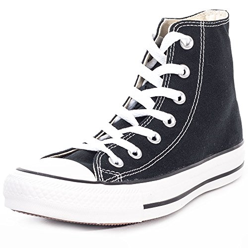 Converse Chuck Taylor All Star Hi Top, Zapatillas Mujer, Negro (Black/White), 38 EU Converse Chuck Taylor All Star Hi Top, Zapatillas Mujer, Negro (Black/White), 38 EU