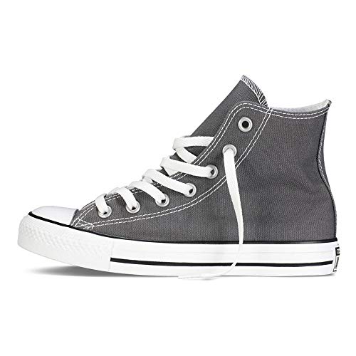 Converse Chuck Taylor All Star High Top, Zapatillas de Pista de Atletismo Mujer, Gris Oscuro, 41 EU Converse Chuck Taylor All Star High Top, Zapatillas de Pista de Atletismo Mujer, Gris Oscuro, 41 EU
