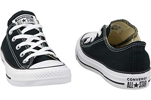 Converse Chuck Taylor All Star Ox, Zapatillas Unisex Adulto, Negro (Black/White), 43 EU