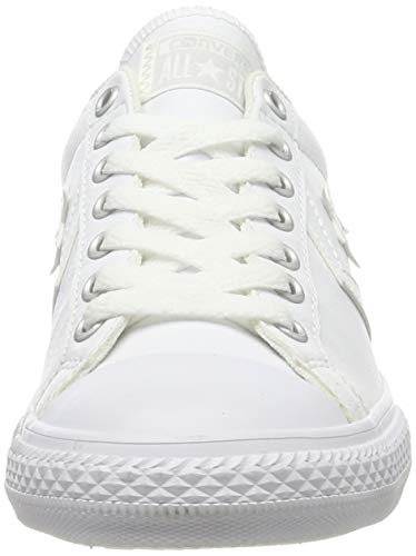 Converse Lifestyle Star Player Ev Ox, Zapatillas Unisex Adulto, Blanco (White/White/White 100), 37 EU Converse Lifestyle Star Player Ev Ox, Zapatillas Unisex Adulto, Blanco (White/White/White 100), 37 EU