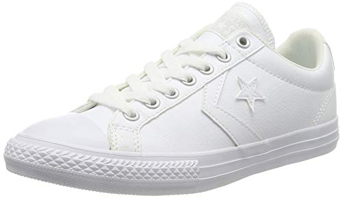 Converse Lifestyle Star Player Ev Ox, Zapatillas Unisex Adulto, Blanco (White/White/White 100), 37 EU Converse Lifestyle Star Player Ev Ox, Zapatillas Unisex Adulto, Blanco (White/White/White 100), 37 EU