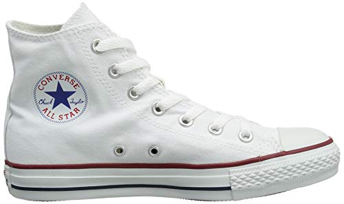 Converse Unisex Chuck Taylor All Star Hi Top Sneaker Optical White 11 B(M) US Women / 9 D(M) US Men Converse Unisex Chuck Taylor All Star Hi Top Sneaker Optical White 11 B(M) US Women / 9 D(M) US Men